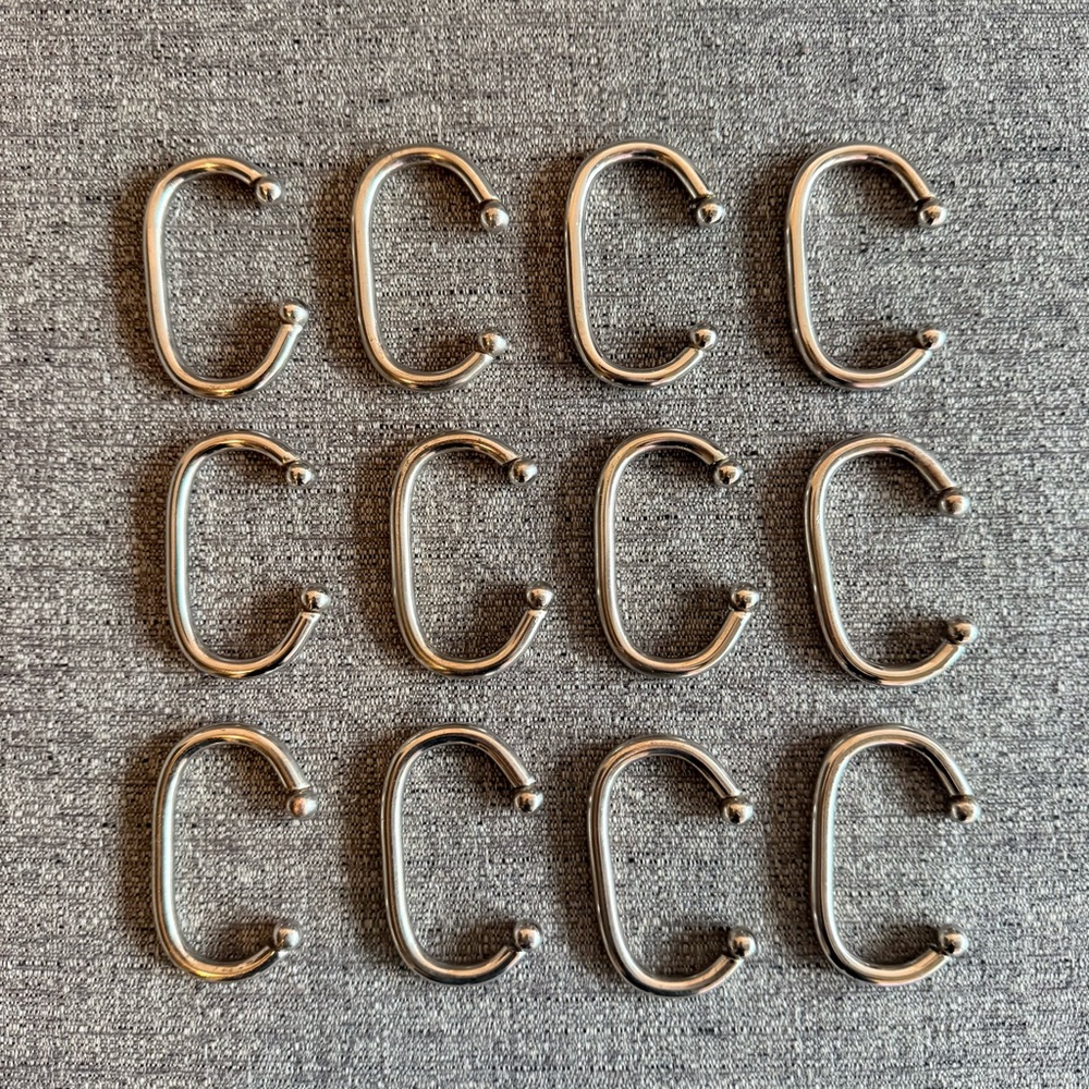 MAINSTAYS C-Shape Decorative Shower Hooks